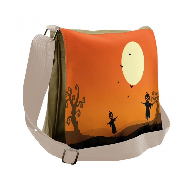 Scary and Bats Messenger Bag