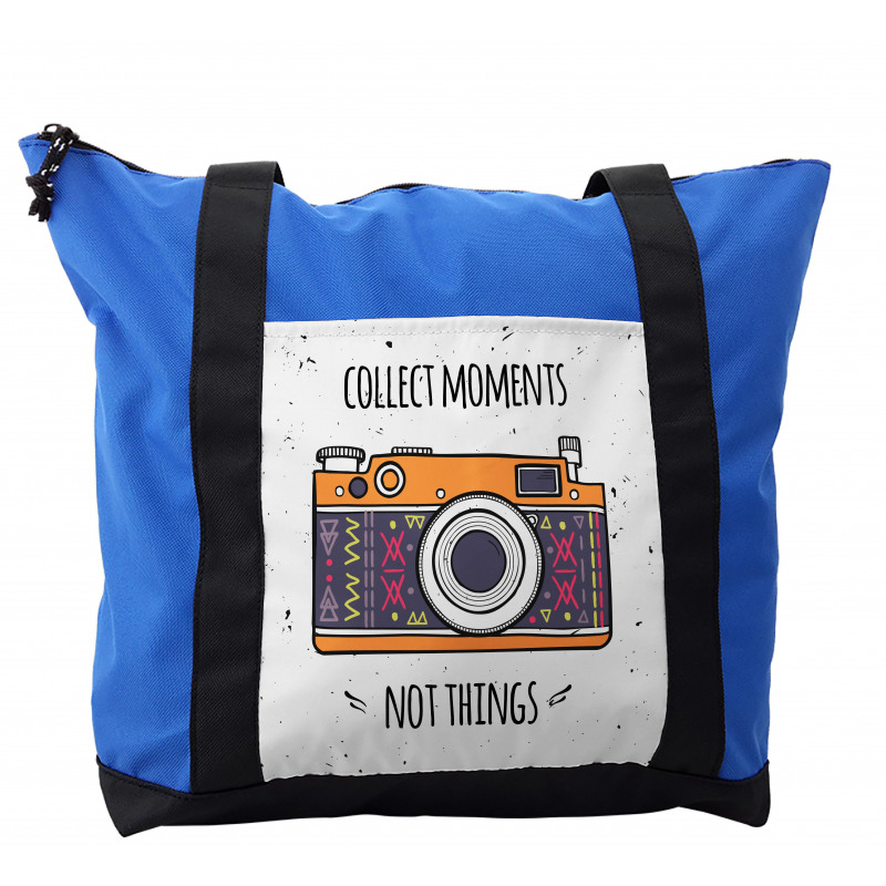 Retro Boho Art Photo Camera Shoulder Bag