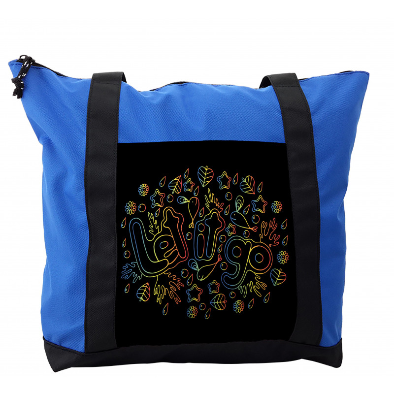 Color Transitions Artwork Shoulder Bag