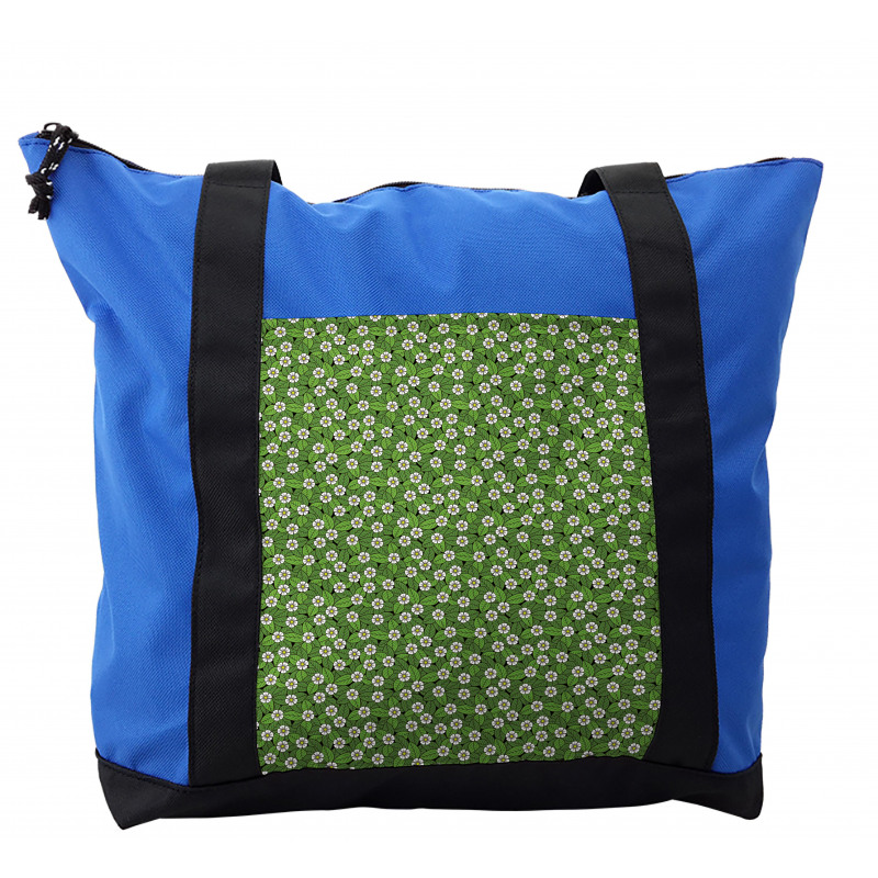 Overview of Flowers Leaves Shoulder Bag