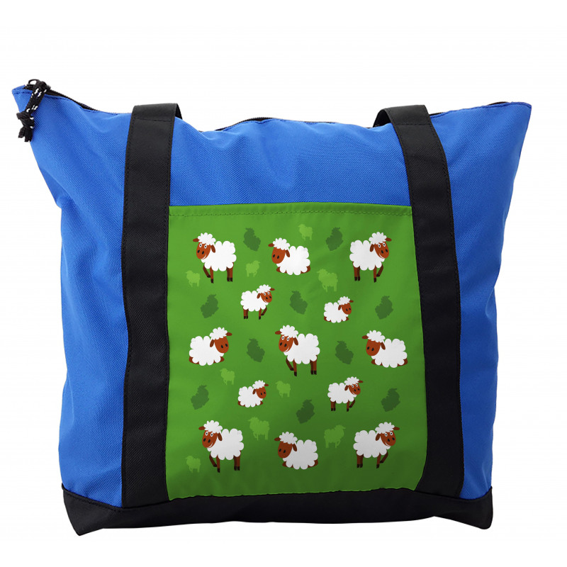 Continuous Fluffy Farm Animal Shoulder Bag