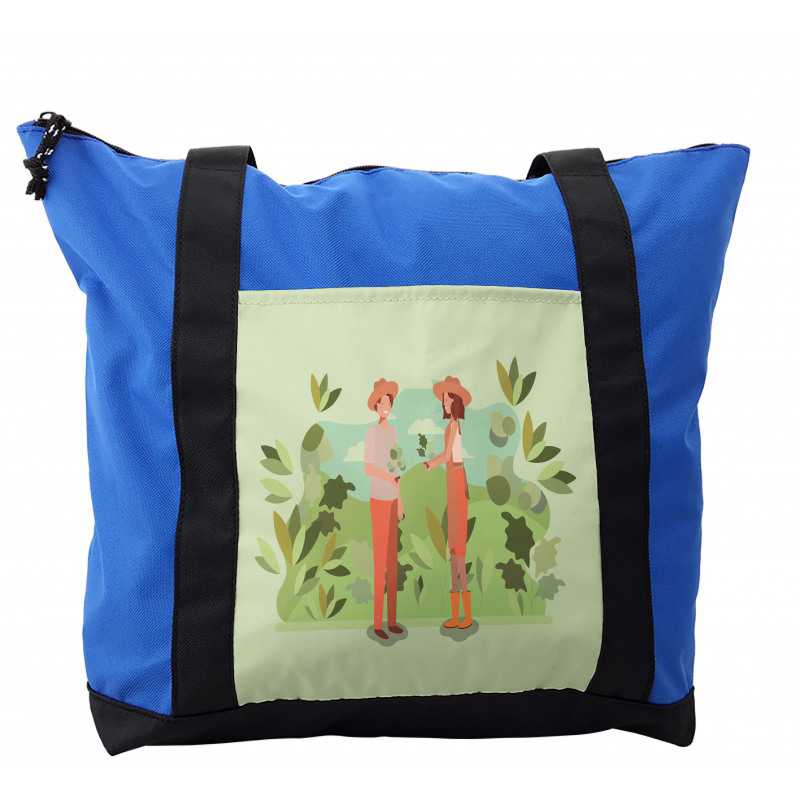 Couple Planting Shoulder Bag