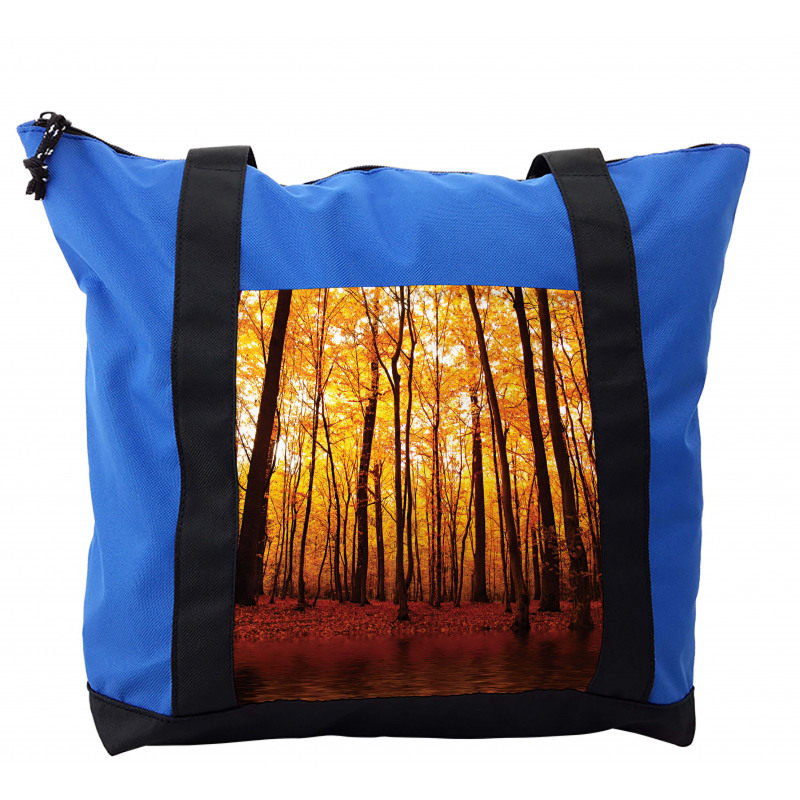 Autumn Forest Trees Shoulder Bag
