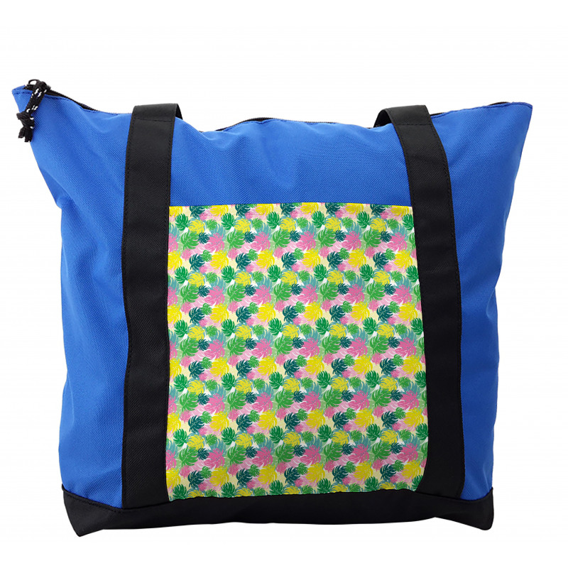 Graphical Island Leaves Shoulder Bag