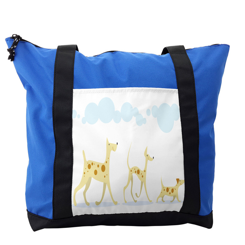 Simplistic Cheery Dogs Shoulder Bag