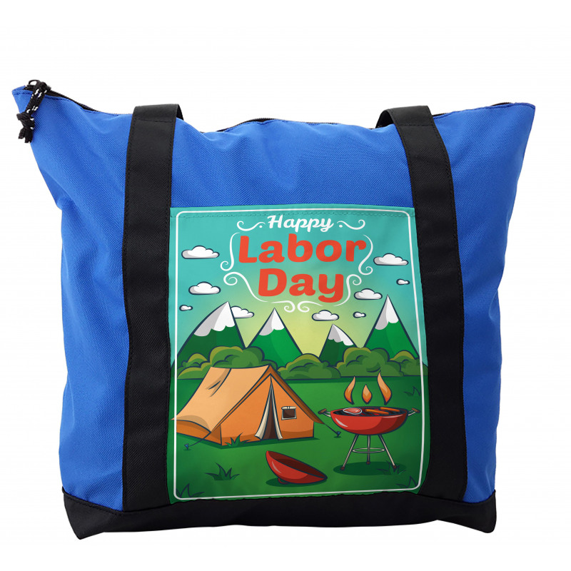 Mountainous Landscape Shoulder Bag