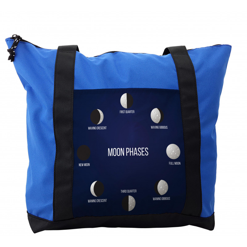 Crescent Phase Astronomy Shoulder Bag