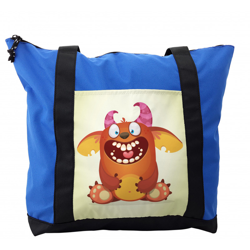 Fluffy Cheerful Character Shoulder Bag