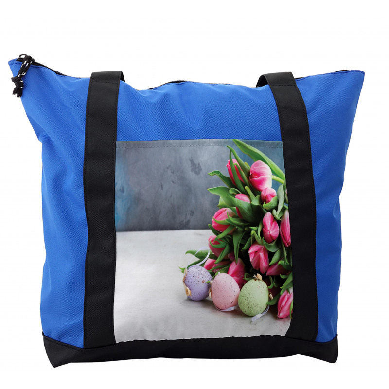 Tulips Easter Eggs Shoulder Bag