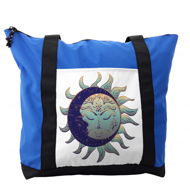 Boho Sun and Crescent Shoulder Bag