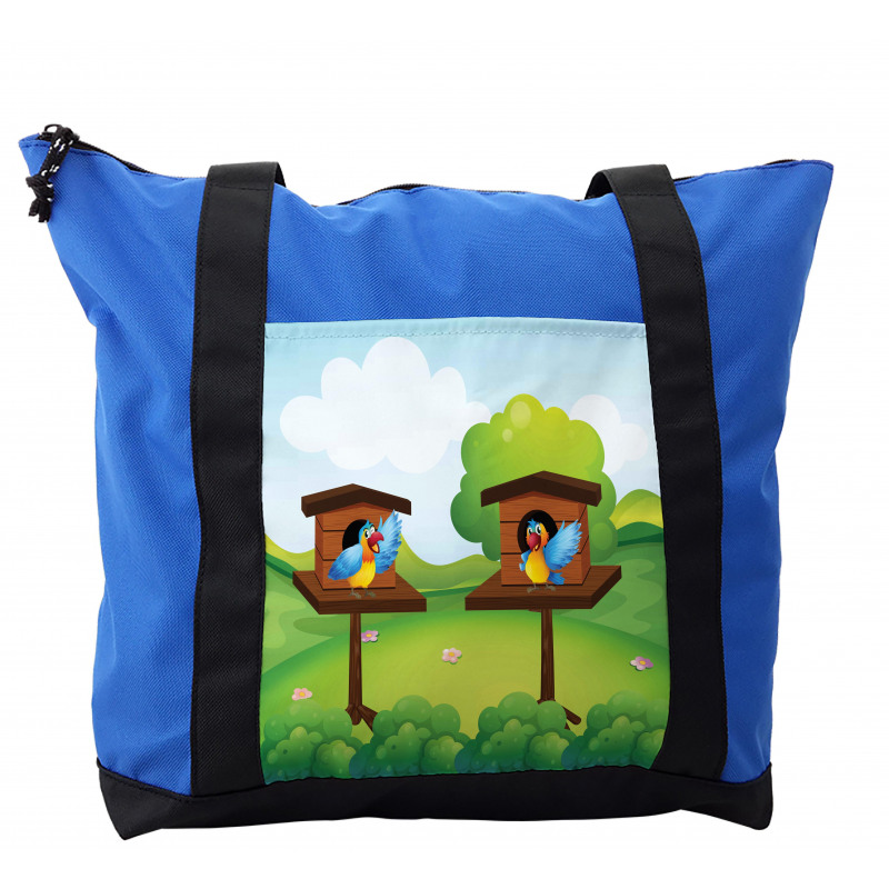 Winged Animals Nest Shoulder Bag