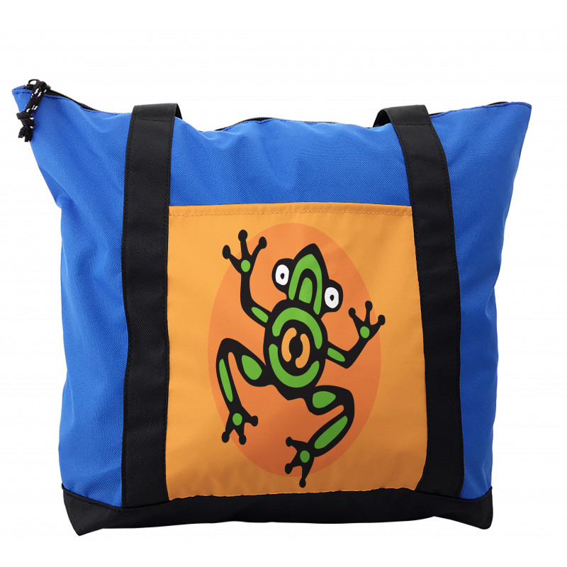 Aztec Amphibian Animal Art Shoulder Bag