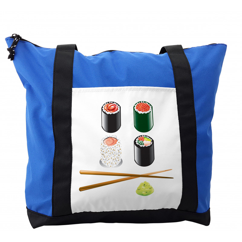 Japan Sushi and Chopsticks Shoulder Bag