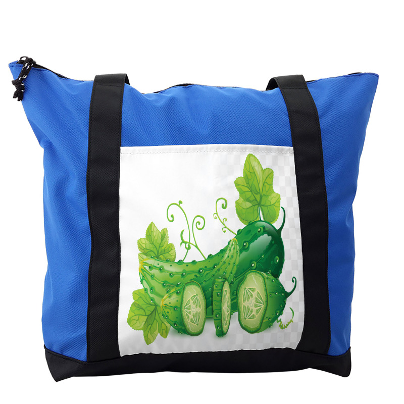 Juicy Cucumber Graphic Shoulder Bag