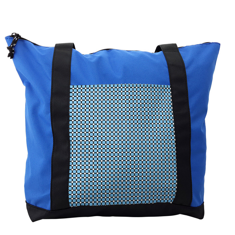 Connected Lines Dots Art Shoulder Bag