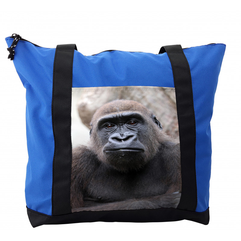 Close up Young Male Gorilla Shoulder Bag