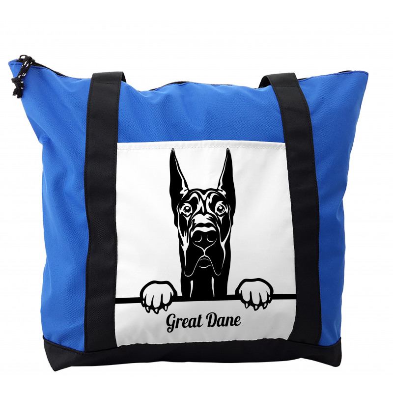 Peeking Big Breed Dog Shoulder Bag