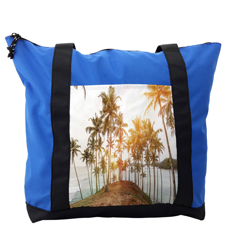 Sunbeams Hitting an Island Shoulder Bag