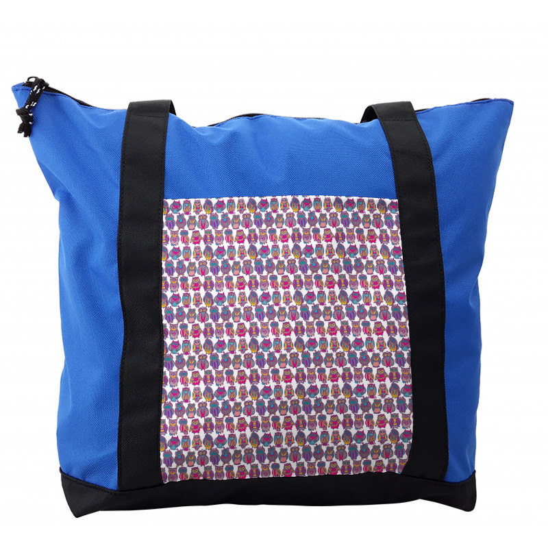 Colorful Childish Birds Shoulder Bag