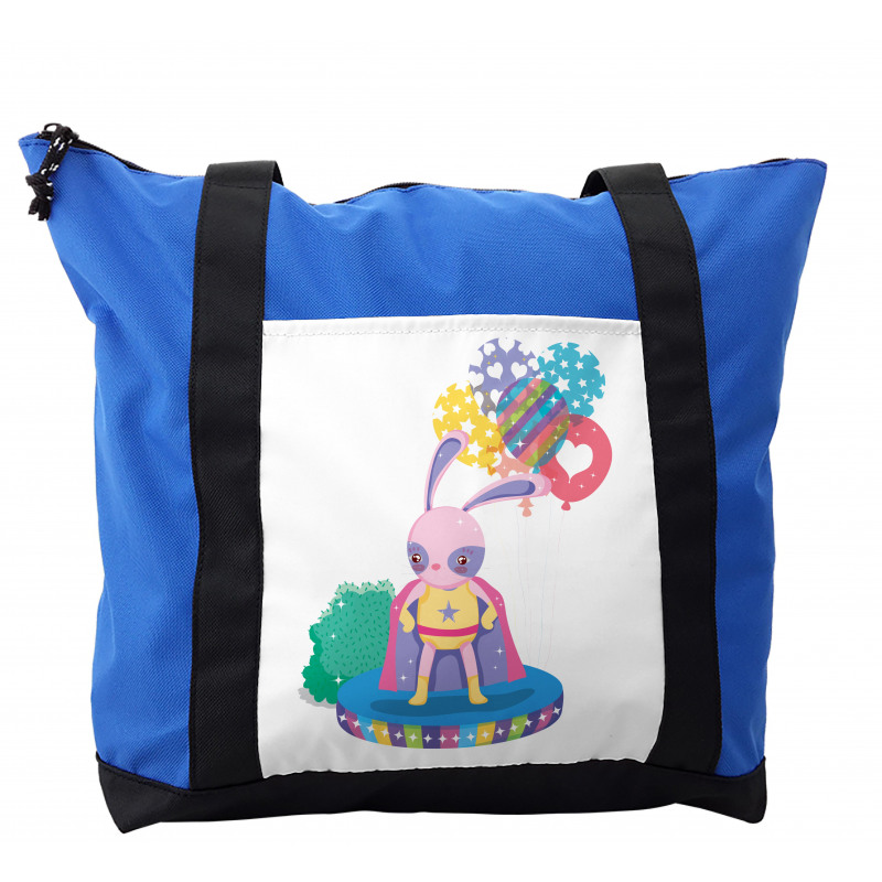 Rabbit in Hero Costume Shoulder Bag