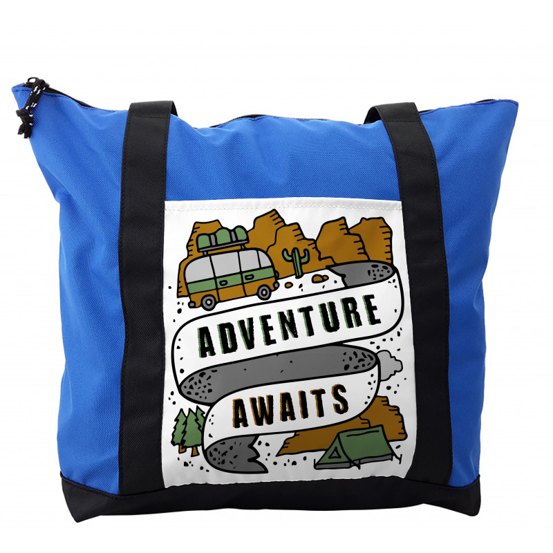 Doodle Camp Van Shoulder Bag