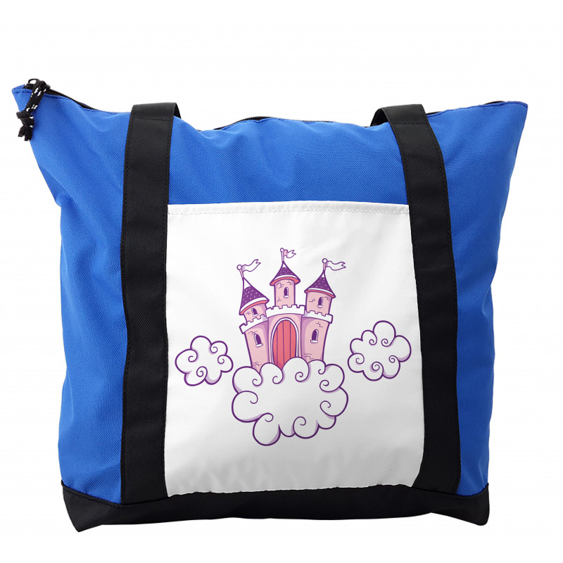 Dreamy Fortress Clouds Art Shoulder Bag