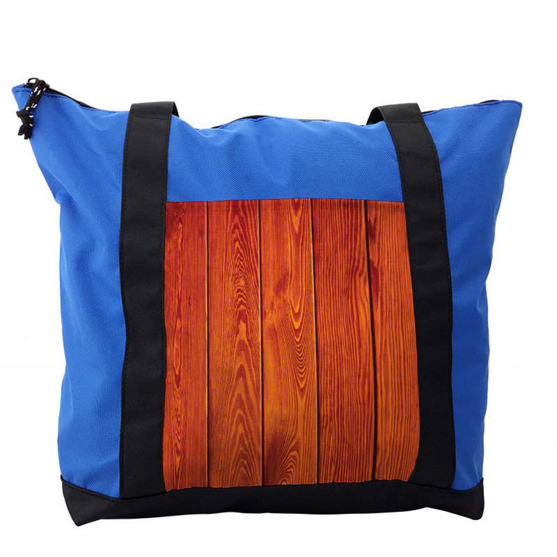 Wood Timber Floor Orange Shoulder Bag