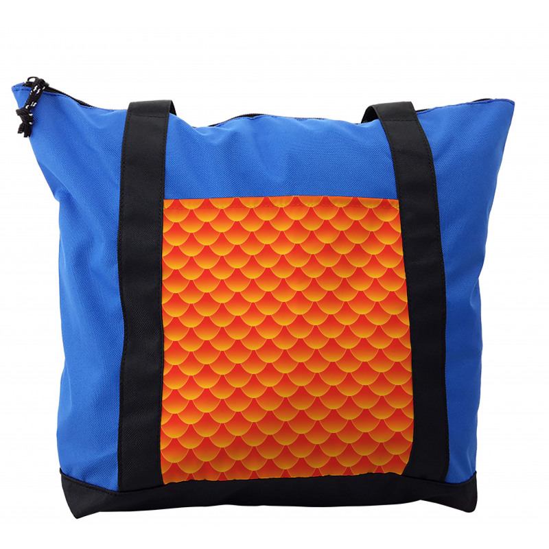 Abstract Fish Scales Shoulder Bag