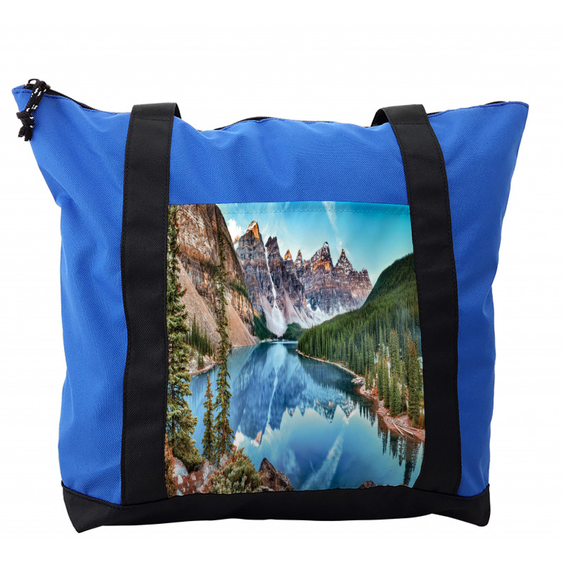 Moraine Lake Panorama Shoulder Bag