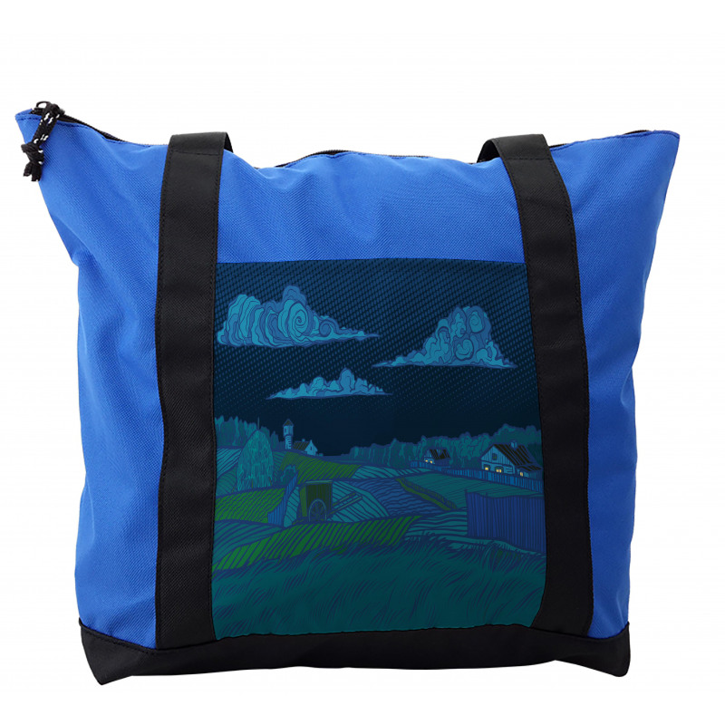 Night Countryside Art Shoulder Bag