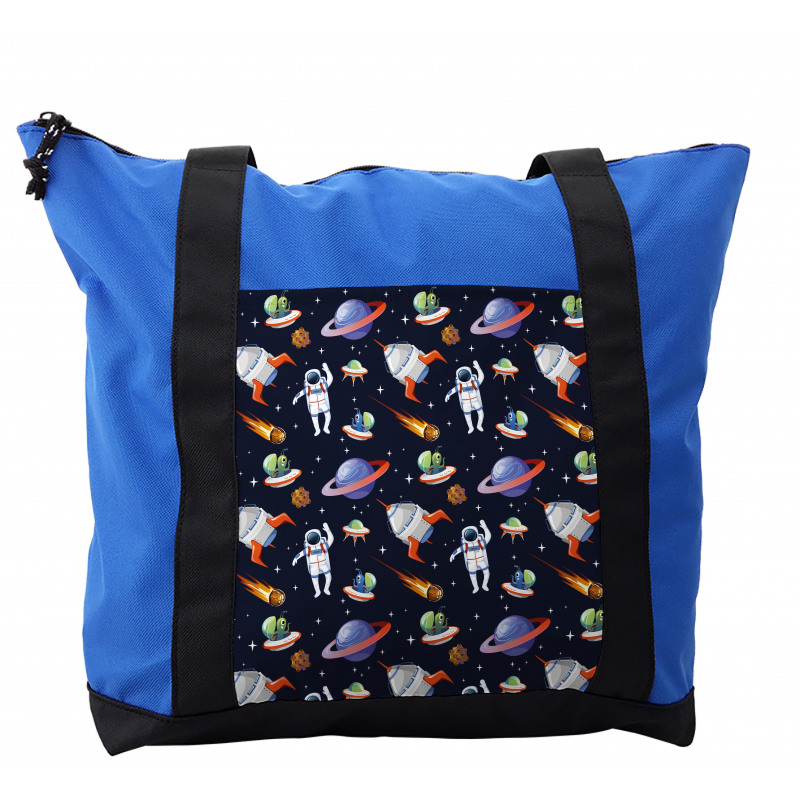 Galaxy Asteroid UFO Astronaut Shoulder Bag