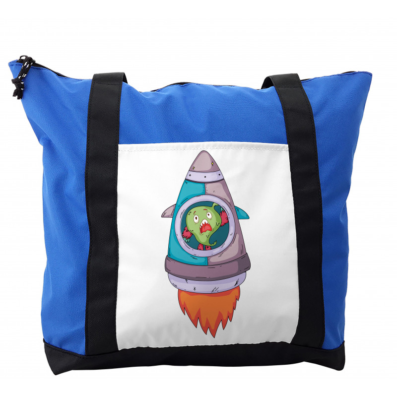 Monster Rocket Space Travel Shoulder Bag