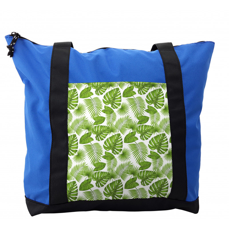 Tropical Forest Leaves Art Shoulder Bag