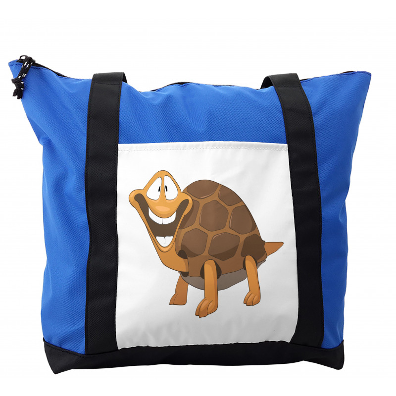 Single Happy Turtle Design Shoulder Bag