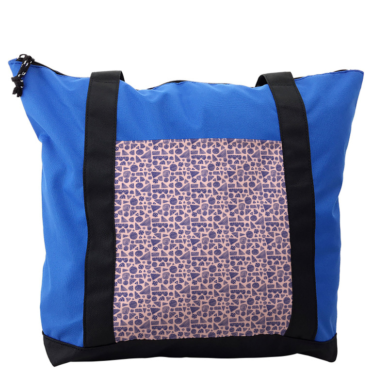 Spotted Simple Shapes Art Shoulder Bag