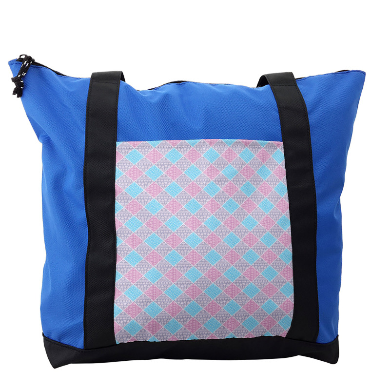 Geometric Soft Colors Shoulder Bag