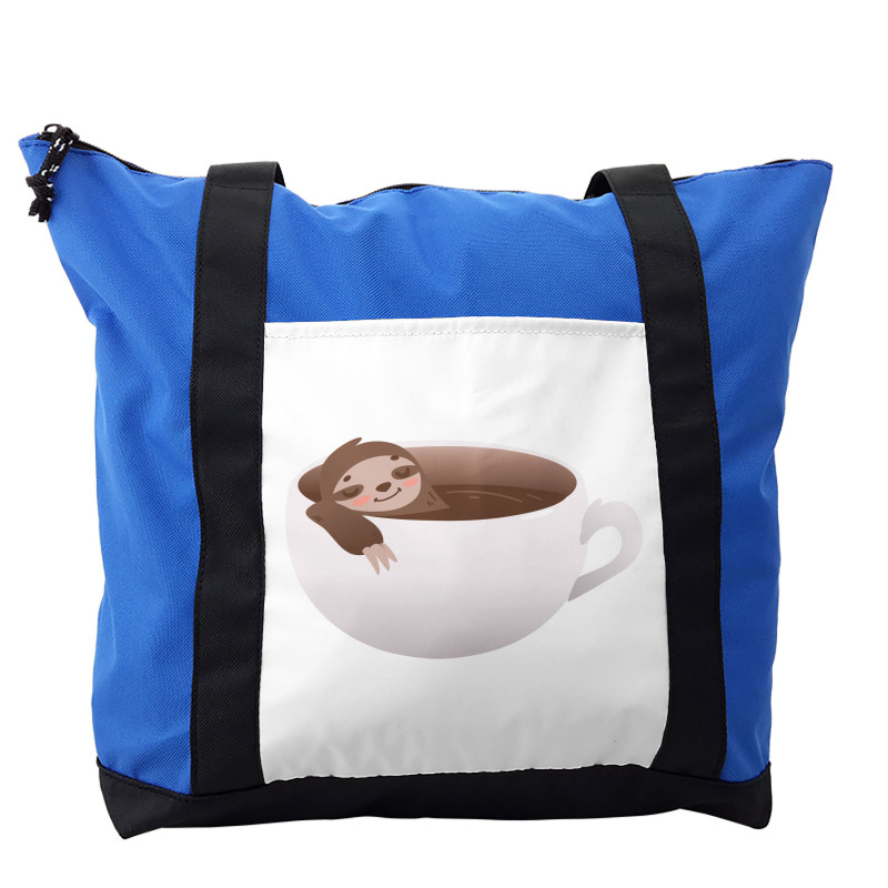 Lazy Swimming in Coffee Shoulder Bag