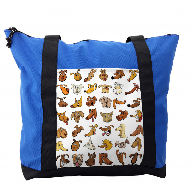 Dog Heads Puppy Canin Shoulder Bag