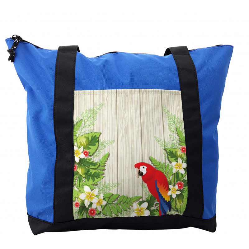 Flowers Parrot Shoulder Bag