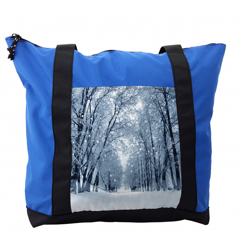Wildlife Snowy Trees Shoulder Bag
