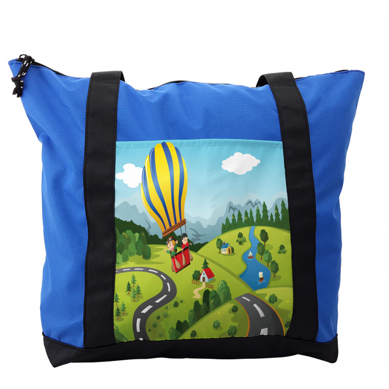 Cartoon Style Sky Shoulder Bag