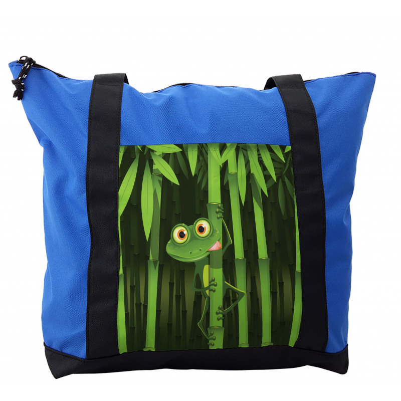 Jungle Trees Fun Frog Shoulder Bag