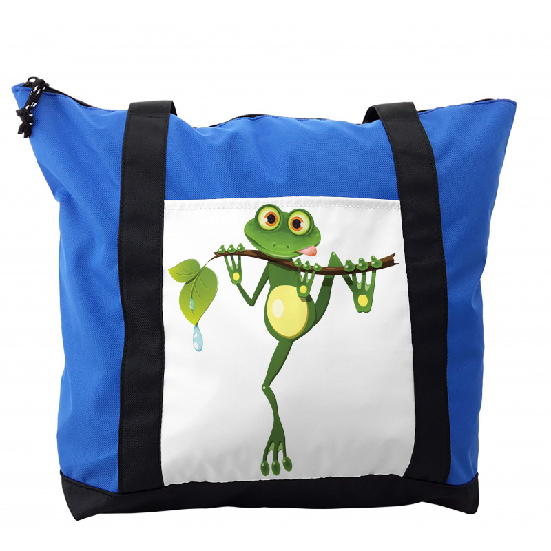 Frog on Branch Jungle Shoulder Bag