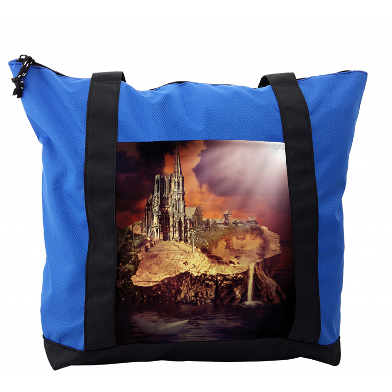 Fantasy Castle Village Shoulder Bag