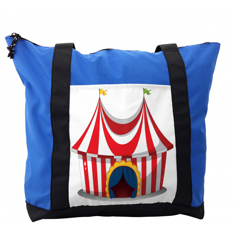 Nostalgic Circus Flag Shoulder Bag
