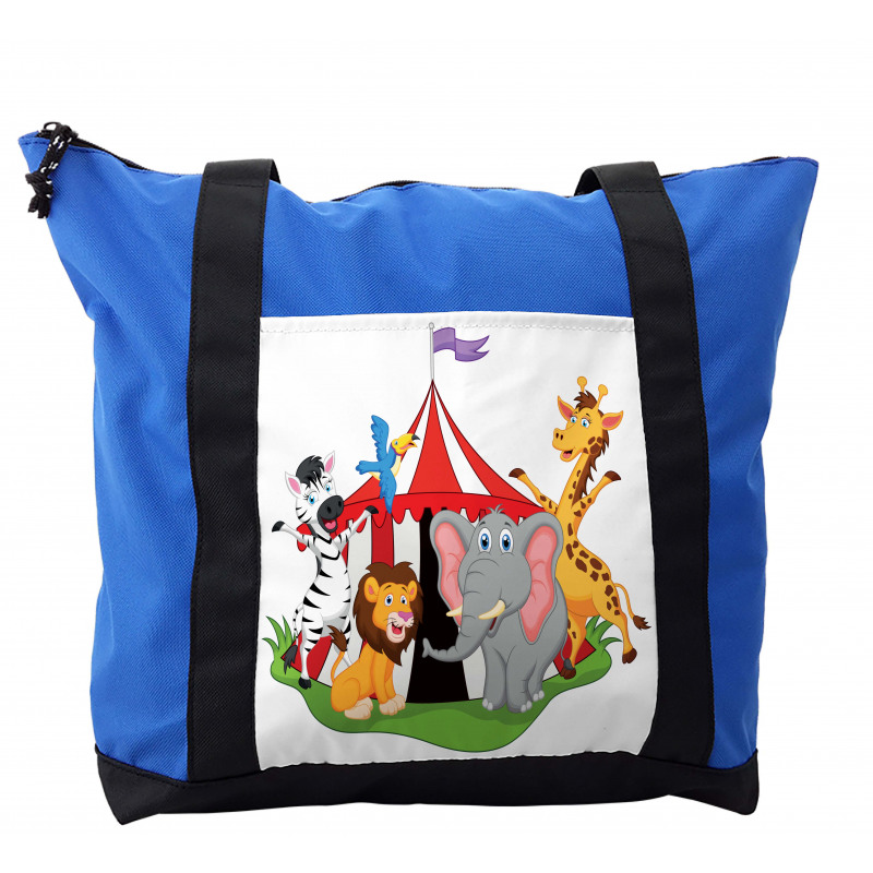 Circus Tent Giraffe Mime Shoulder Bag