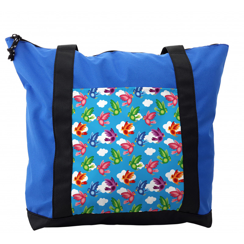 Flying Birds Clouds Spirit Shoulder Bag