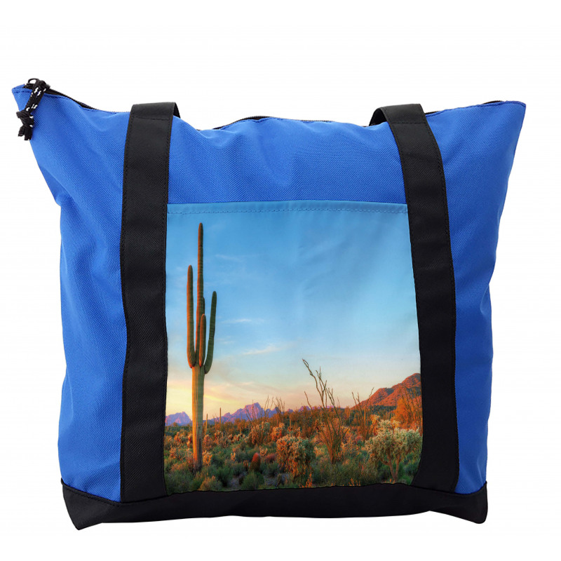 Sun in Desert Cactus Shoulder Bag