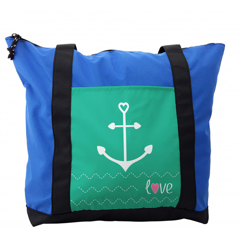 Anchor Heart Shapes Shoulder Bag