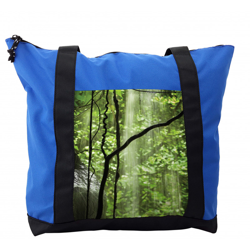 Jungle Waterfall Tree Shoulder Bag